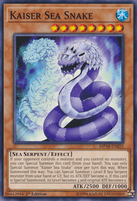 Kaiser Sea Snake [MP18-EN025] Common - POKÉ JEUX