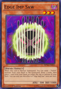 Edge Imp Saw [MP16-EN011] Common - POKÉ JEUX