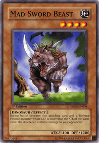 Mad Sword Beast [SD09-EN004] Common - POKÉ JEUX