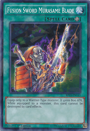 Fusion Sword Murasame Blade [BP03-EN143] Shatterfoil Rare - POKÉ JEUX