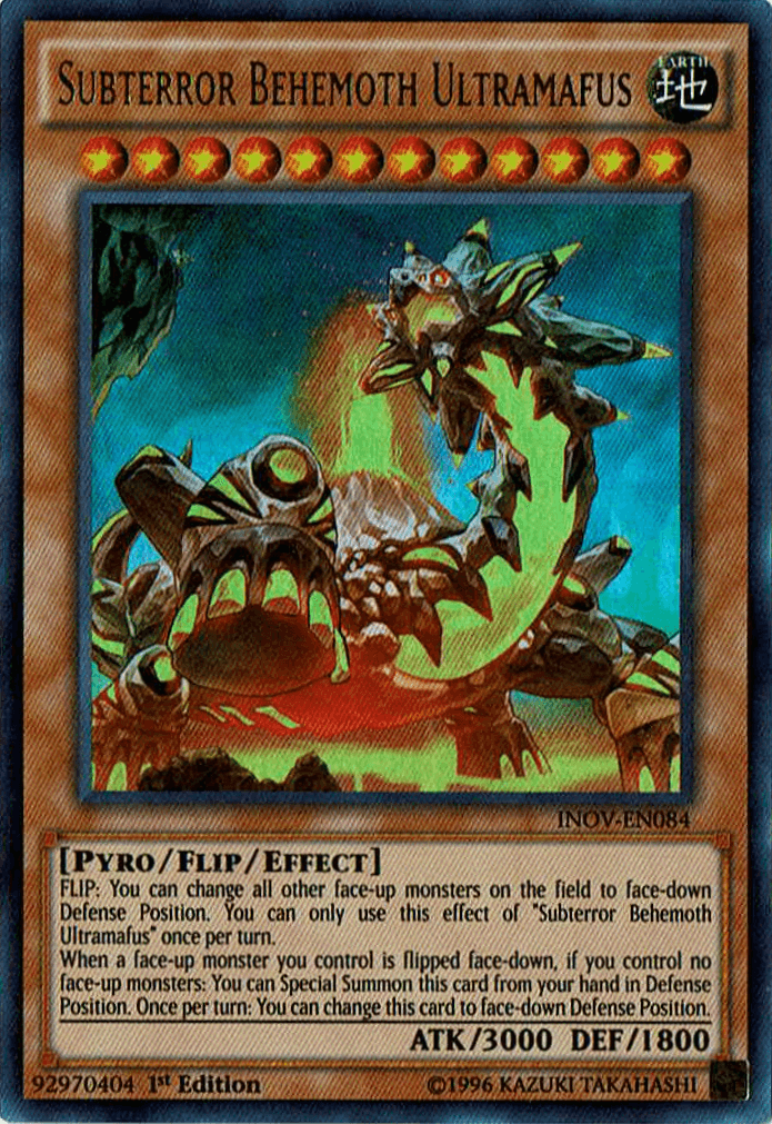 Subterror Behemoth Ultramafus [INOV-EN084] Ultra Rare - POKÉ JEUX