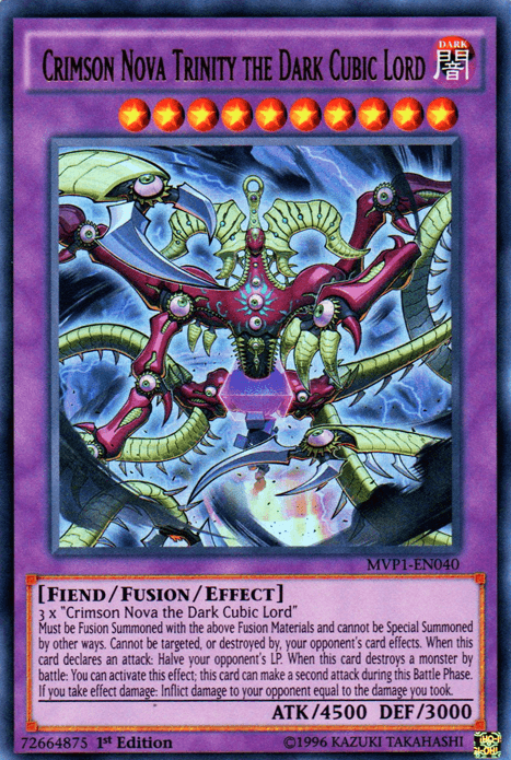 Crimson Nova Trinity the Dark Cubic Lord [MVP1-EN040] Ultra Rare - POKÉ JEUX