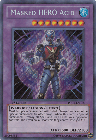 Masked Hero Acid [PRC1-EN018] Secret Rare - POKÉ JEUX