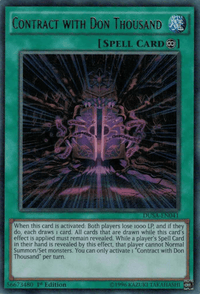 Contract with Don Thousand [DUSA-EN041] Ultra Rare - POKÉ JEUX