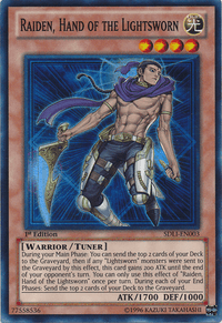 Raiden, Hand of the Lightsworn [SDLI-EN003] Super Rare - POKÉ JEUX