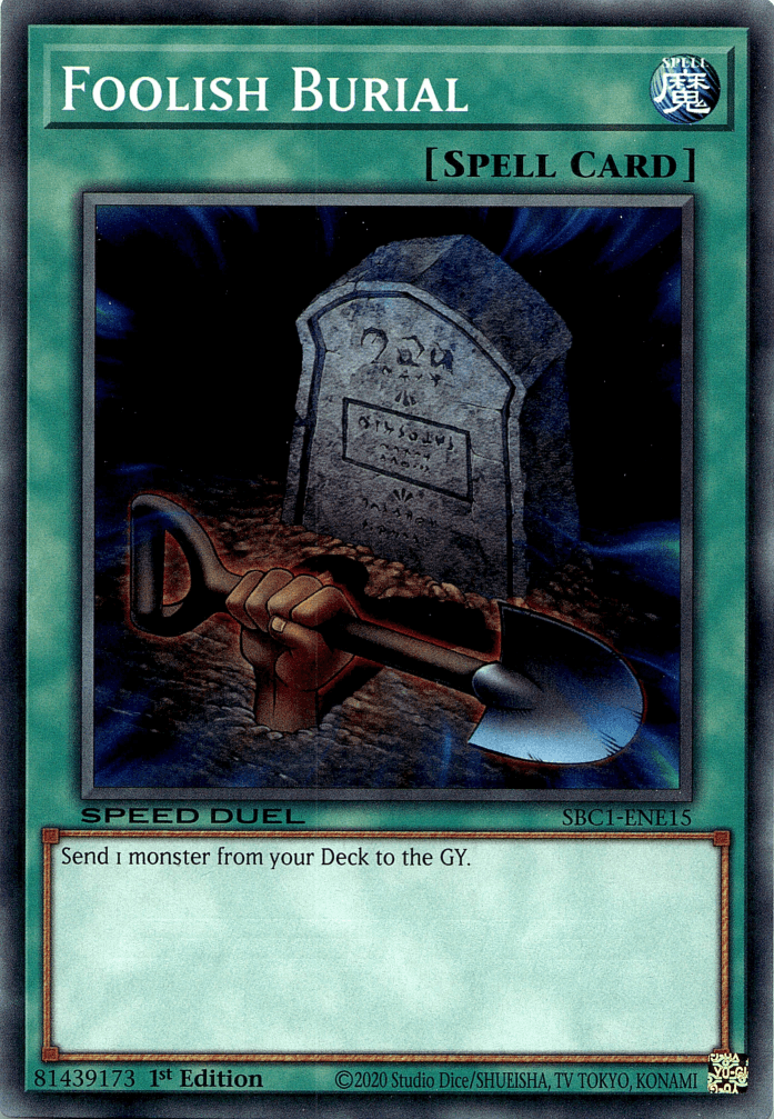 Foolish Burial [SBC1-ENE15] Common - POKÉ JEUX