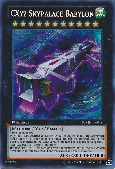CXyz Skypalace Babylon [NUMH-EN046] Secret Rare - POKÉ JEUX