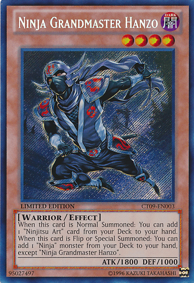 Ninja Grandmaster Hanzo [CT09-EN003] Secret Rare - POKÉ JEUX