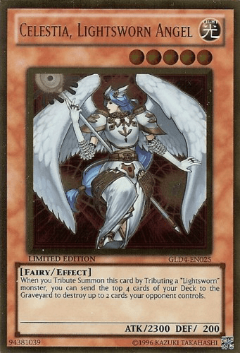 Celestia, Lightsworn Angel [GLD4-EN025] Gold Rare - POKÉ JEUX