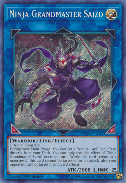 Ninja Grandmaster Saizo [SHVA-EN011] Secret Rare - POKÉ JEUX