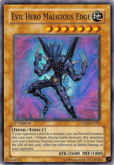 Evil Hero Malicious Edge [DP06-EN006] Super Rare - POKÉ JEUX