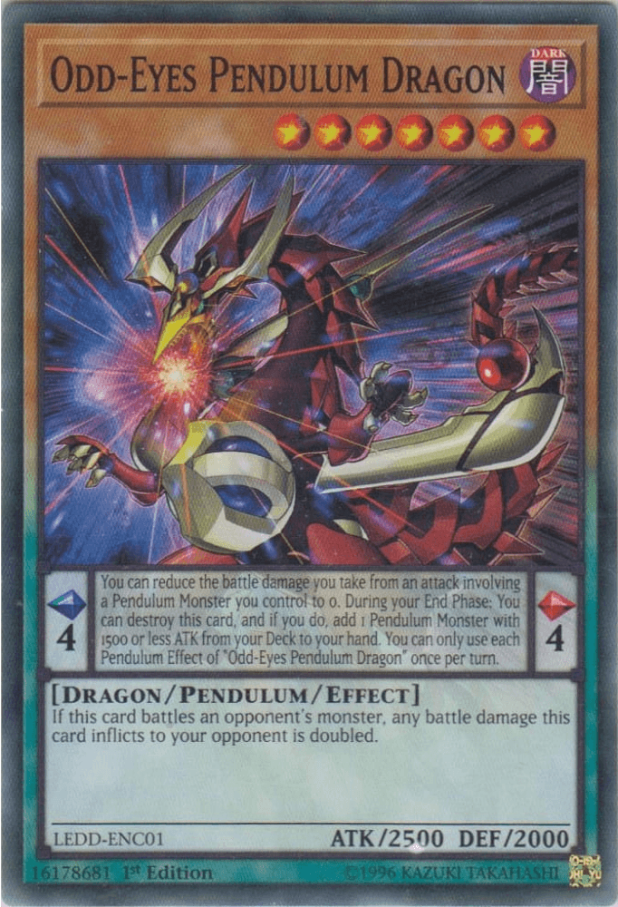 Odd-Eyes Pendulum Dragon [LEDD-ENC01] Common - POKÉ JEUX