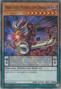 Odd-Eyes Pendulum Dragon [LEDD-ENC01] Common - POKÉ JEUX
