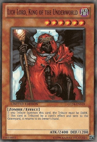 Lich Lord, King of the Underworld [GLD4-EN019] Common - POKÉ JEUX