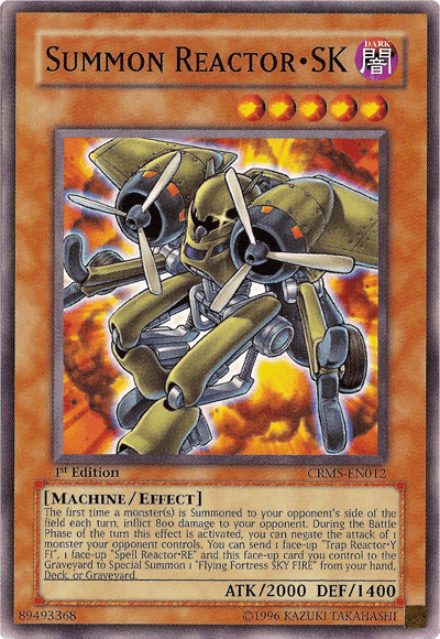 Summon Reactor - SK [CRMS-EN012] Common - POKÉ JEUX