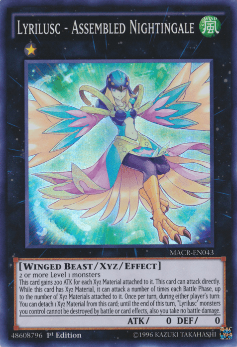 Lyrilusc - Assembled Nightingale [MACR-EN043] Super Rare - POKÉ JEUX