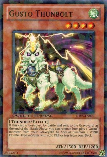 Gusto Thunbolt [DT05-EN072] Common - POKÉ JEUX