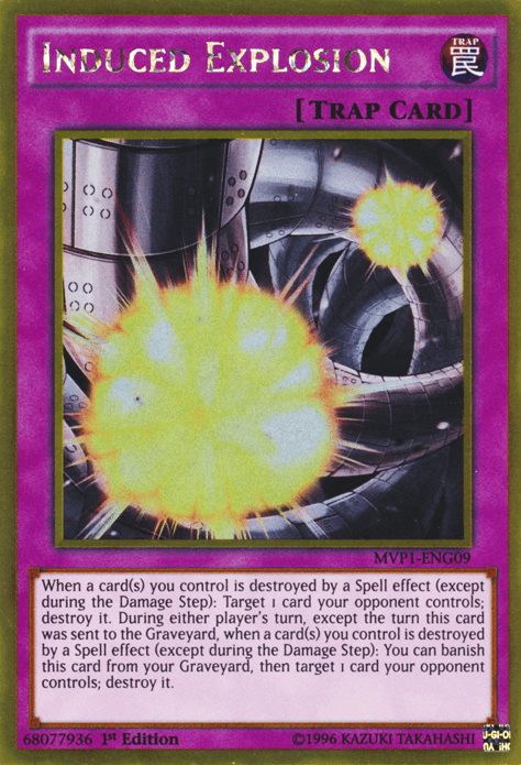Induced Explosion [MVP1-ENG09] Gold Rare - POKÉ JEUX