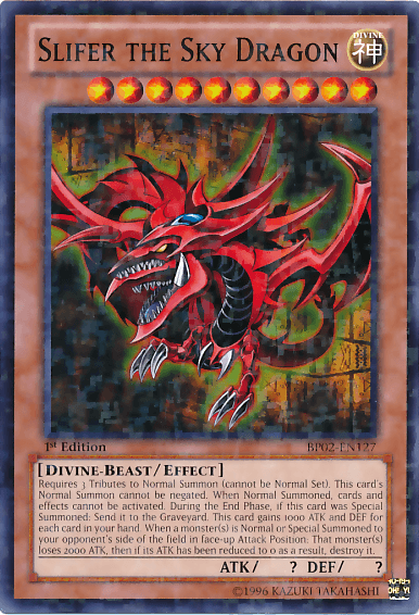 Slifer the Sky Dragon [BP02-EN127] Mosaic Rare - POKÉ JEUX