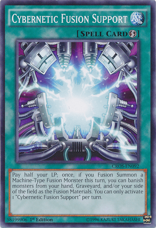 Cybernetic Fusion Support [CROS-EN092] Common - POKÉ JEUX