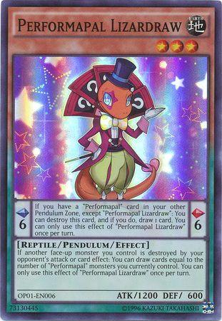 Performapal Lizardraw [OP01-EN006] Super Rare - POKÉ JEUX