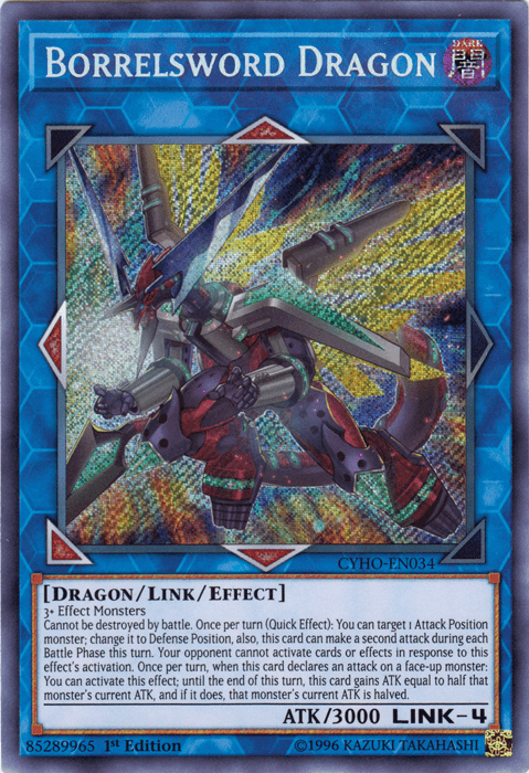 Borrelsword Dragon [CYHO-EN034] Secret Rare - POKÉ JEUX