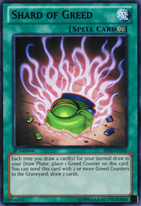 Shard of Greed [BP02-EN165] Rare - POKÉ JEUX