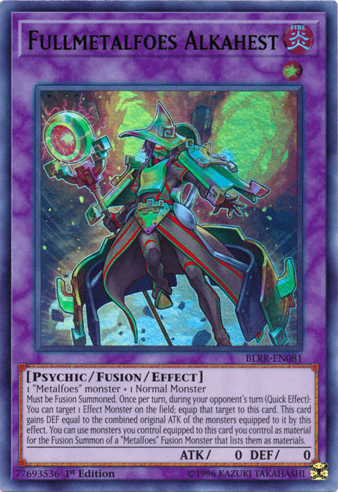 Fullmetalfoes Alkahest [BLRR-EN081] Ultra Rare - POKÉ JEUX