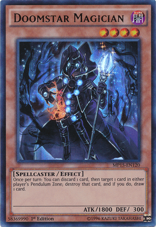 Doomstar Magician [MP15-EN120] Ultra Rare - POKÉ JEUX