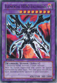 Elemental Hero Escuridao [SP13-EN046] Starfoil Rare - POKÉ JEUX