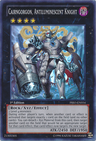 Cairngorgon, Antiluminescent Knight [PRIO-EN054] Super Rare - POKÉ JEUX