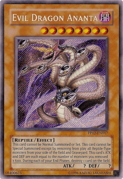 Evil Dragon Ananta [PP02-EN017] Secret Rare - POKÉ JEUX