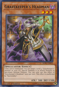 Gravekeeper's Headman [SOFU-EN012] Rare - POKÉ JEUX