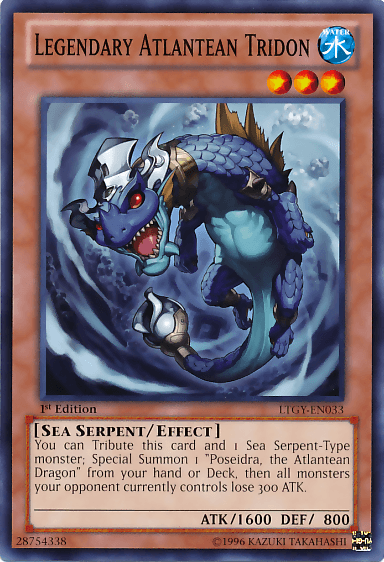 Legendary Atlantean Tridon [LTGY-EN033] Common - POKÉ JEUX