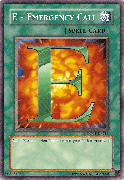 E - Emergency Call [DR04-EN219] Common - POKÉ JEUX