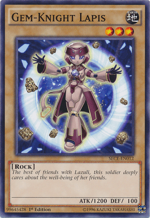 Gem-Knight Lapis [SECE-EN012] Common - POKÉ JEUX