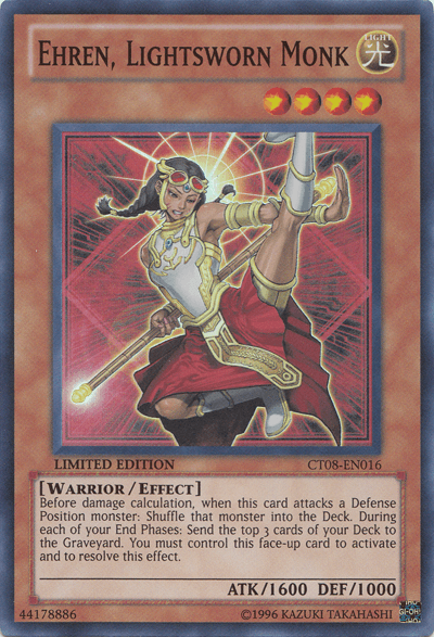 Ehren, Lightsworn Monk [CT08-EN016] Super Rare - POKÉ JEUX