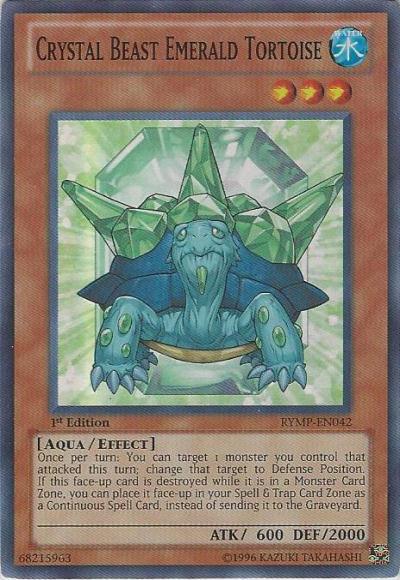 Crystal Beast Emerald Tortoise [RYMP-EN042] Super Rare - POKÉ JEUX