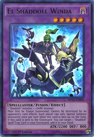 El Shaddoll Winda [MP15-EN093] Ultra Rare - POKÉ JEUX