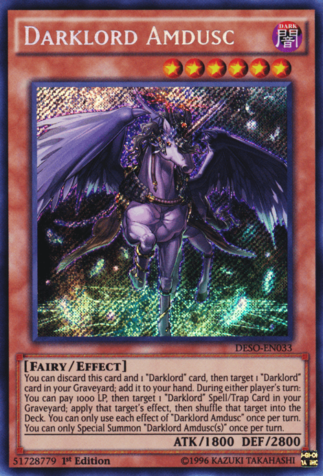 Darklord Amdusc [DESO-EN033] Secret Rare - POKÉ JEUX
