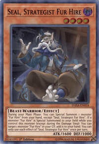 Seal, Strategist Fur Hire [DASA-EN018] Super Rare - POKÉ JEUX