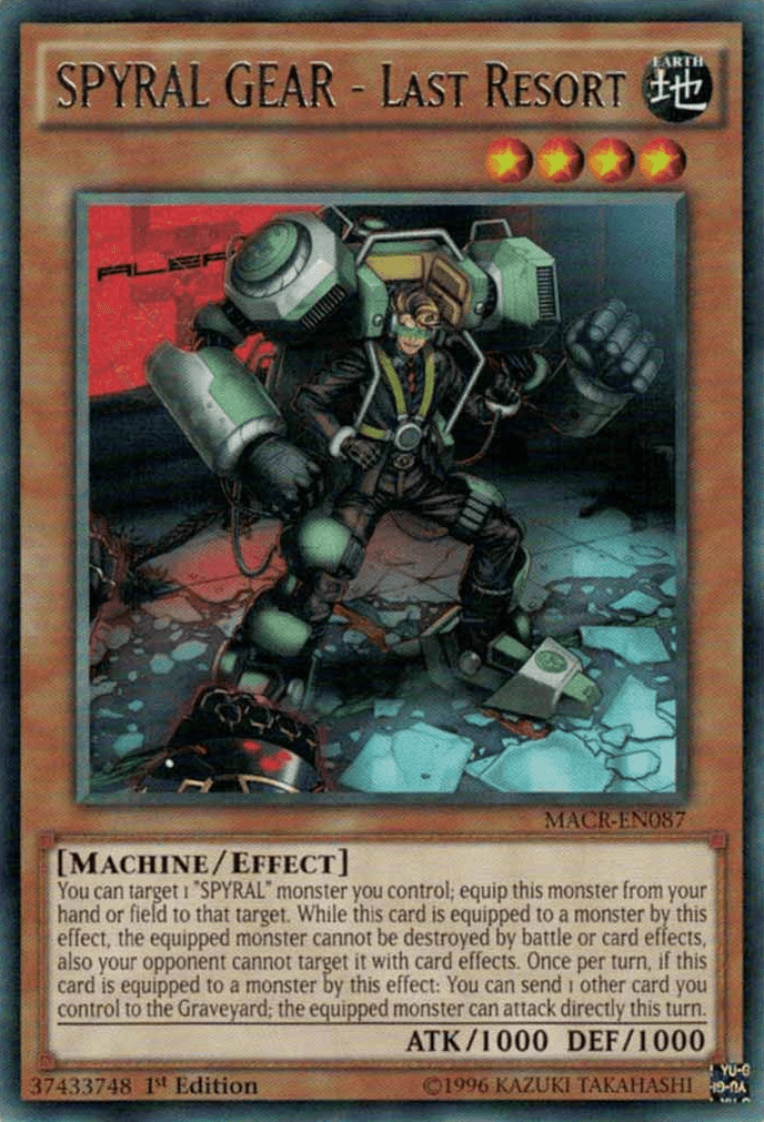 SPYRAL GEAR - Last Resort [MACR-EN087] Rare - POKÉ JEUX