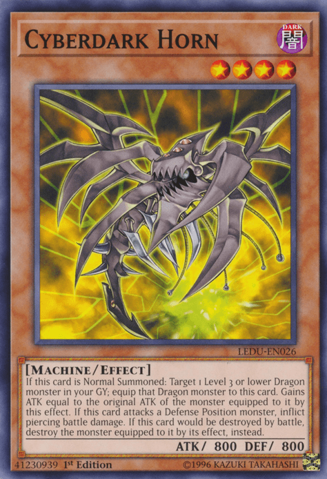 Cyberdark Horn [LEDU-EN026] Common - POKÉ JEUX