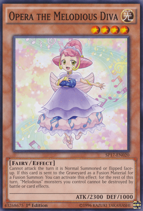 Opera the Melodious Diva [SP17-EN020] Common - POKÉ JEUX
