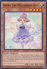 Opera the Melodious Diva [SP17-EN020] Common - POKÉ JEUX