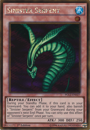 Sinister Serpent [PGL2-EN027] Gold Rare - POKÉ JEUX