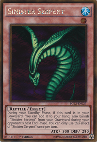 Sinister Serpent [PGL2-EN027] Gold Rare - POKÉ JEUX