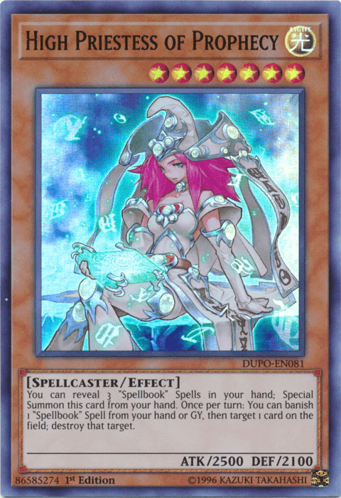 High Priestess of Prophecy [DUPO-EN081] Ultra Rare - POKÉ JEUX