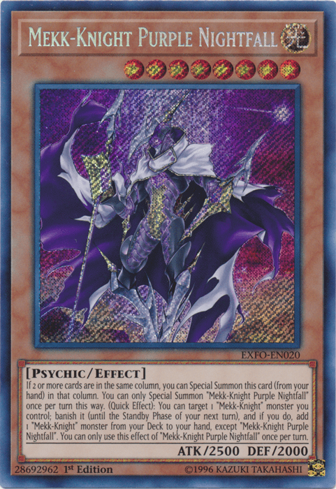 Mekk-Knight Purple Nightfall [EXFO-EN020] Secret Rare - POKÉ JEUX