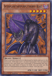 Interplanetarypurplythorny Beast [MP14-EN246] Common - POKÉ JEUX
